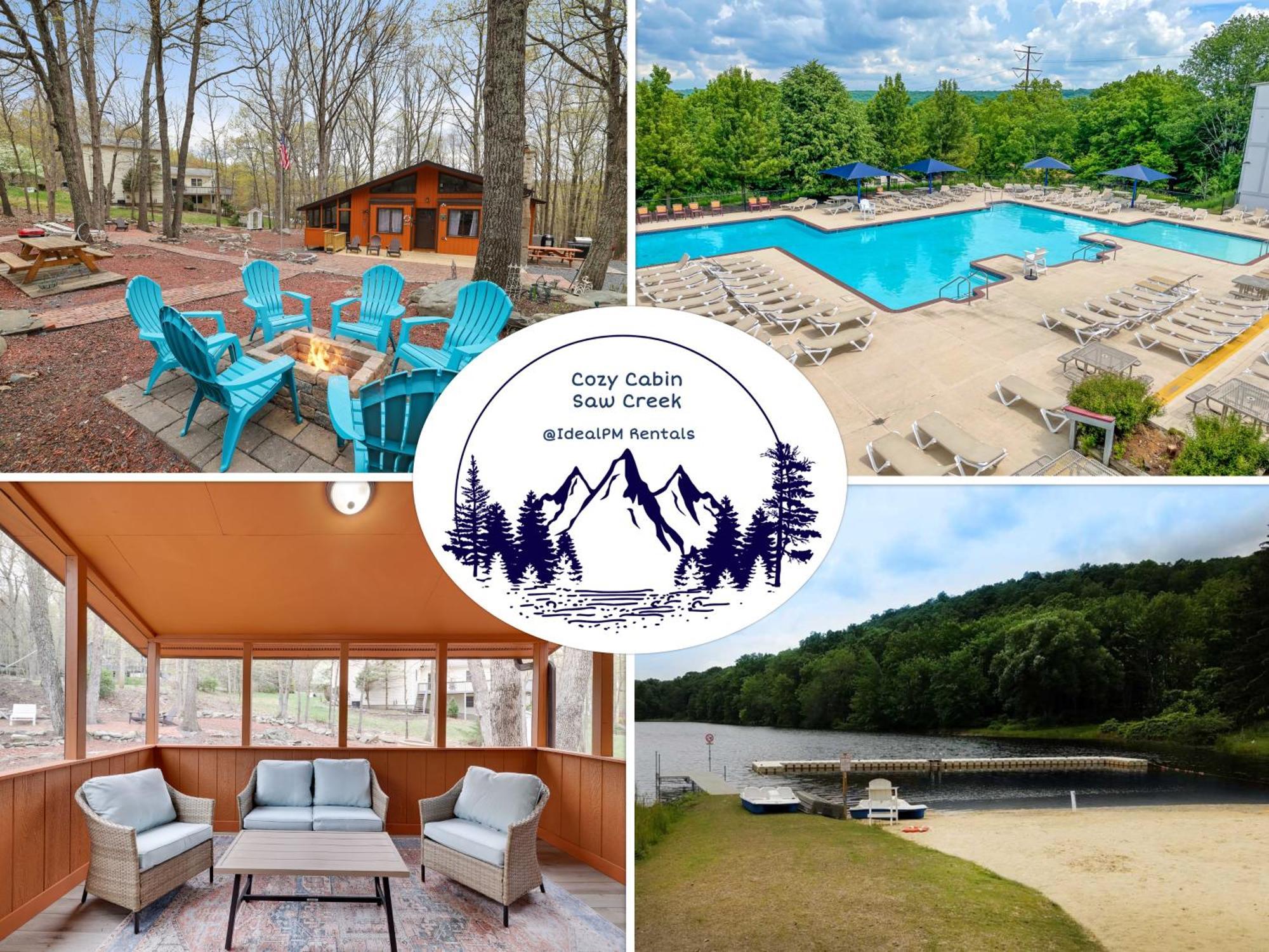 Premier Cozy Cabin - Free Amenities & Comm Indoor Pools Бушкілл Екстер'єр фото